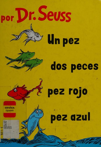 Portada de Un pez, dos peces, pez rojo, pez azul