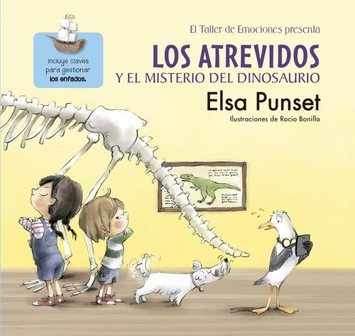 Portada de Los atrevidos y el misterio del dinosaurio