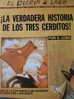 Portada de La auténtica historia de los tres cerditos